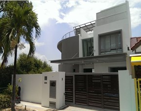 New 3-storey semi-detached house at Jalan Lana